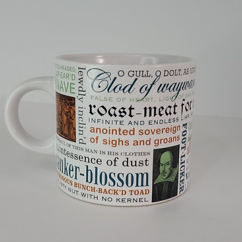 Shakespearean Insults Coffee Mug - Shakespeare's Wittiest and Meanest Insults